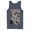 Navy Blue, variant on Men's Superman Hidden Hero Glimmer Tank Top Navy Blue Medium