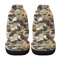 thumbnail image 5 of POLERO Camouflage Pattern Front Seat Cover for Women, Two Pack Car Seat Cover Stain Resistant Anti-Slip Vehicle Seat Covers, 5 of 13