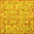 thumbnail image 1 of Ahgly Company Indoor Square Southwestern Yellow Country Area Rugs, 6' Square, 1 of 4