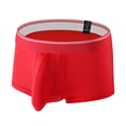 thumbnail image 1 of Xdzjlr Mens Briefs Underwear,Ice Silk Large Size Mid Rise Shorts Soft Mens Boxers Briefs,L, 1 of 2