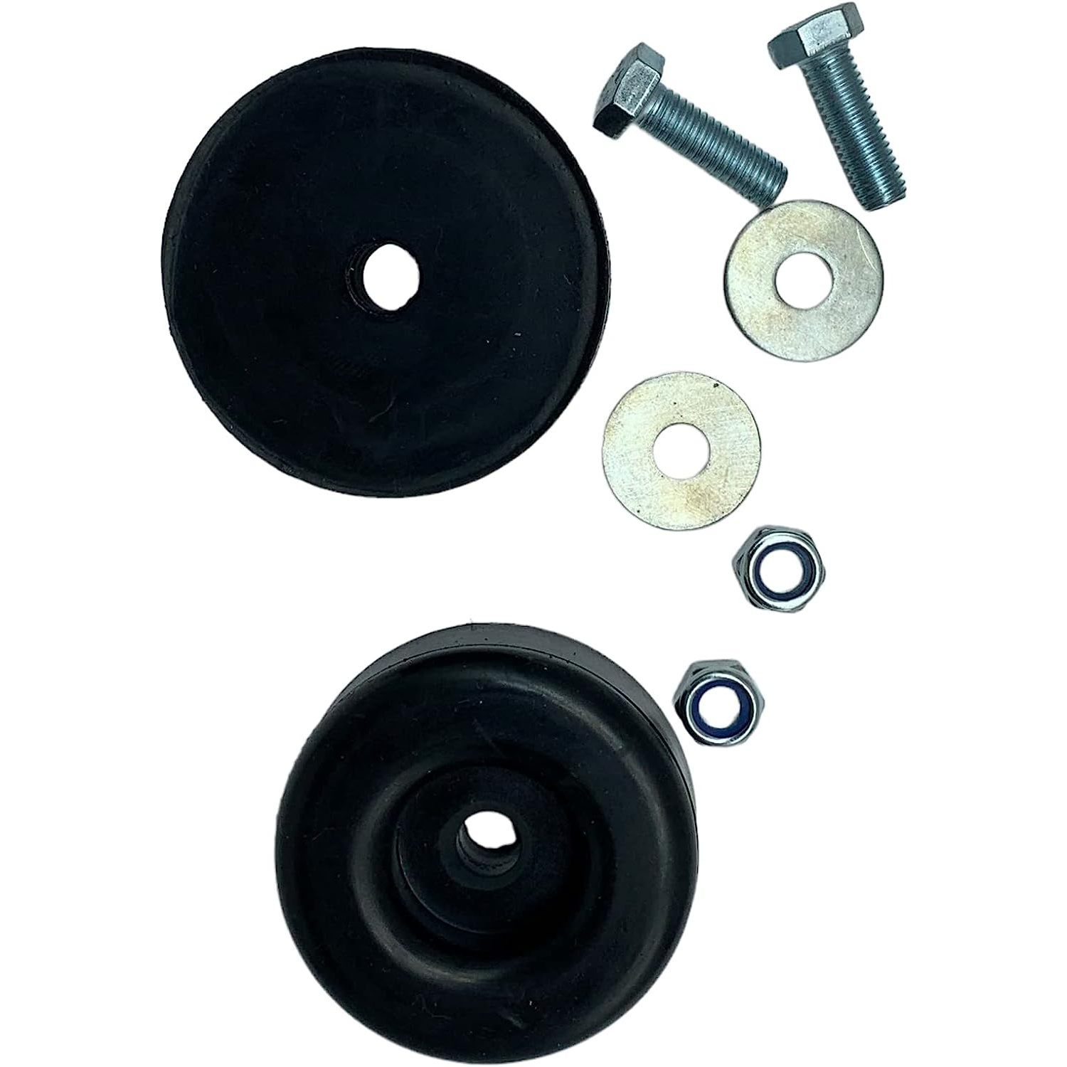 HElectQRIN Brand 2 Pack Extreme Heavy Duty Rubber Foot (Feet) Pads Anti