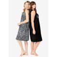 thumbnail image 2 of Dreams & Co. Plus Size 2-Pack Sleeveless Sleepshirt, 2 of 6