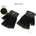 thumbnail image 3 of ProsourceFit Grippy Yoga Gloves, Non-Slip Fingerless Design 3pk, 3 of 7