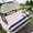 Pink, variant on Golf Cart Seat Covers for 2 Seater,Anchor Pink Microfiber Cart Seat Towel Blanket,Modern Navy Blue White Striped Nautical Absorbent Breathable Non Slip Bench Seats Protector for Golf Course 51"x31"