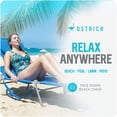 thumbnail image 2 of Ostrich The Original Chaise Lounge Beach Chair and Custom Fitted Towel Cover, 2 of 11
