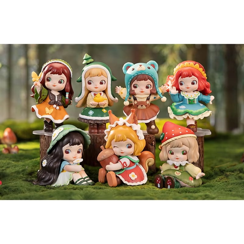 Rolife Charline Blind Box 6PCS Forest Children Series Handmade Decoration Surprise Box Children's Christmas Gifts