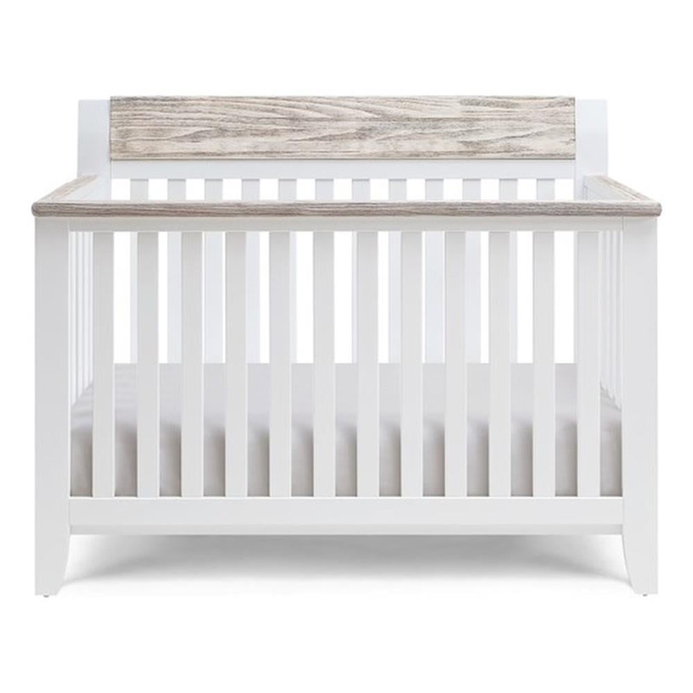 Suite Bebe Hayes 4-in-1 Convertible Crib, White & Natural