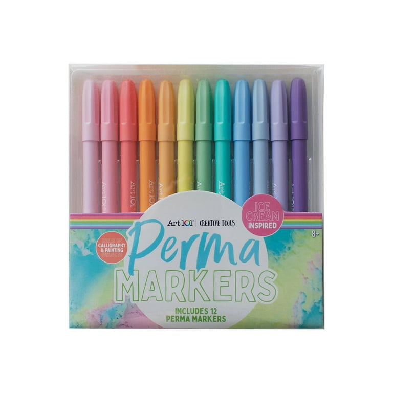 Art 101 Creative Tools Perma Markers Set in 3 Assorted Color