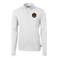 thumbnail image 2 of Men's-Cutter & Buck  White Houston Dynamo FC Big & Tall Virtue Eco Pique Recycled Quarter-Zip Pullover Top, 2 of 3
