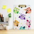 thumbnail image 6 of FMSHPON Owls Clipboard Hardboard Wood Nursing Clip Board and Pull for Standard A4 Letter 13x9 inches, 6 of 8