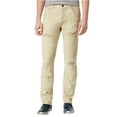 thumbnail image 2 of LRG Mens Air Force Moto Slim Fit Jeans, Beige, 32W x 32L, 2 of 2