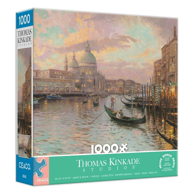 Puzle Ceaco Thomas Kinkade Venice 1000 piezas 68x50 cm