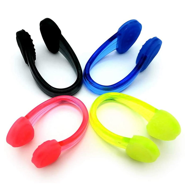 1/10X Kids Adults Unisex Profession Silicone Waterproof Nose Clip Swimming Pool 