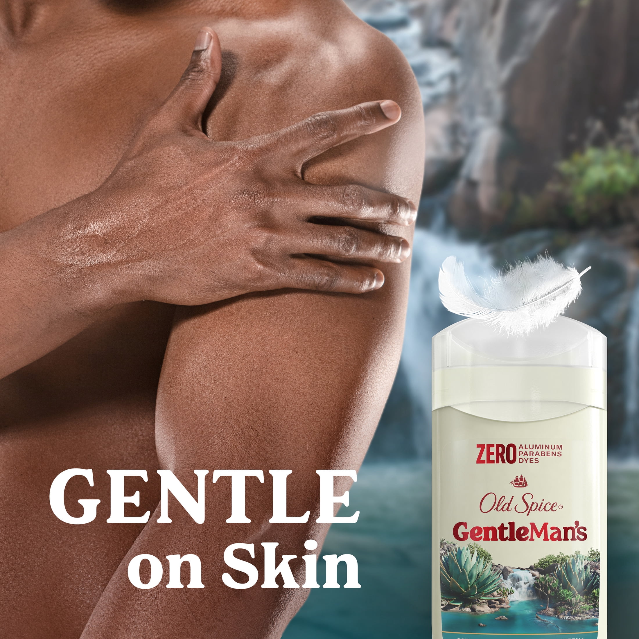 (3 pack) Old Spice GentleMan's Collection Men's Deodorant Stick, Blue Agave & Fresh Waterfall Scent, 3.0 oz