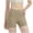 Brown, variant on Ziynglg Bike Shorts for Women High Waist Slim Bike Shorts Quick Dry Breathable Yoga Shorts Solid Color Sport Shorts