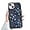 Navy Blue, variant on for iPhone Case,Cool Denim Fabric Embroidery 3D Star Silicone Camera Lens Protection Soft Shockproof Phone Case (Blue,iPhone 13 Pro)