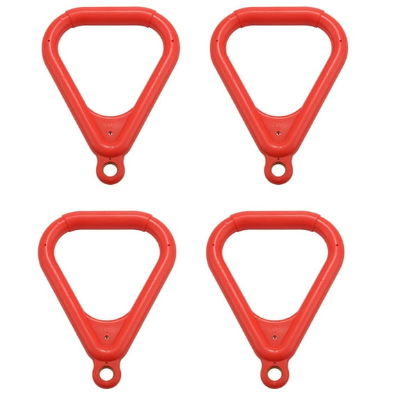 8 Pcs Trapeze Ring Swing Set Play Set Playground Trapeze Bar Jungle Gym Monkey Bar Ring Trapezoidal Ring