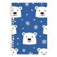 thumbnail image 7 of FORMRS 1-Subject Spiral Notebook 8" x 5" College Ruled 60 Refillable Sheet A5 Hard Cover, 2 Pack, White Polar Bear, 7 of 7