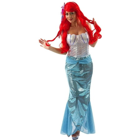 Little Mermaid Adult Fancy Costume Dress