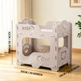 thumbnail image 6 of Felt Cat Bed Nest, Portable Pet Lounge House for Indoor & Outdoor Cats, Ideal for Playing Sleeping Resting, White 50x29x52cm, 6 of 9