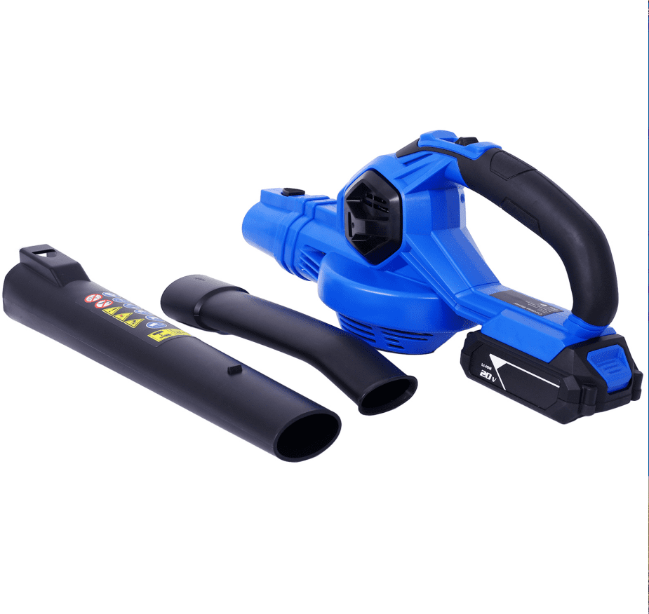 20V Cordless Leaf Blower 2-Speed with Battery Charger for Lawn Patio