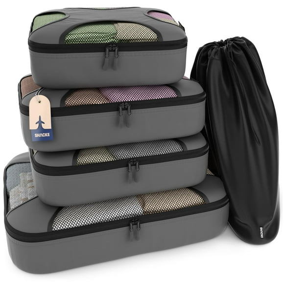 Set Shacke de 5 unidades, organizador ligero para viajes, de Packing Cubes