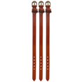 thumbnail image 1 of Juego de pulsera de cuero ajustable - Decoración de muñeca retro informal (3 piezas, marrón claro), 1 of 10