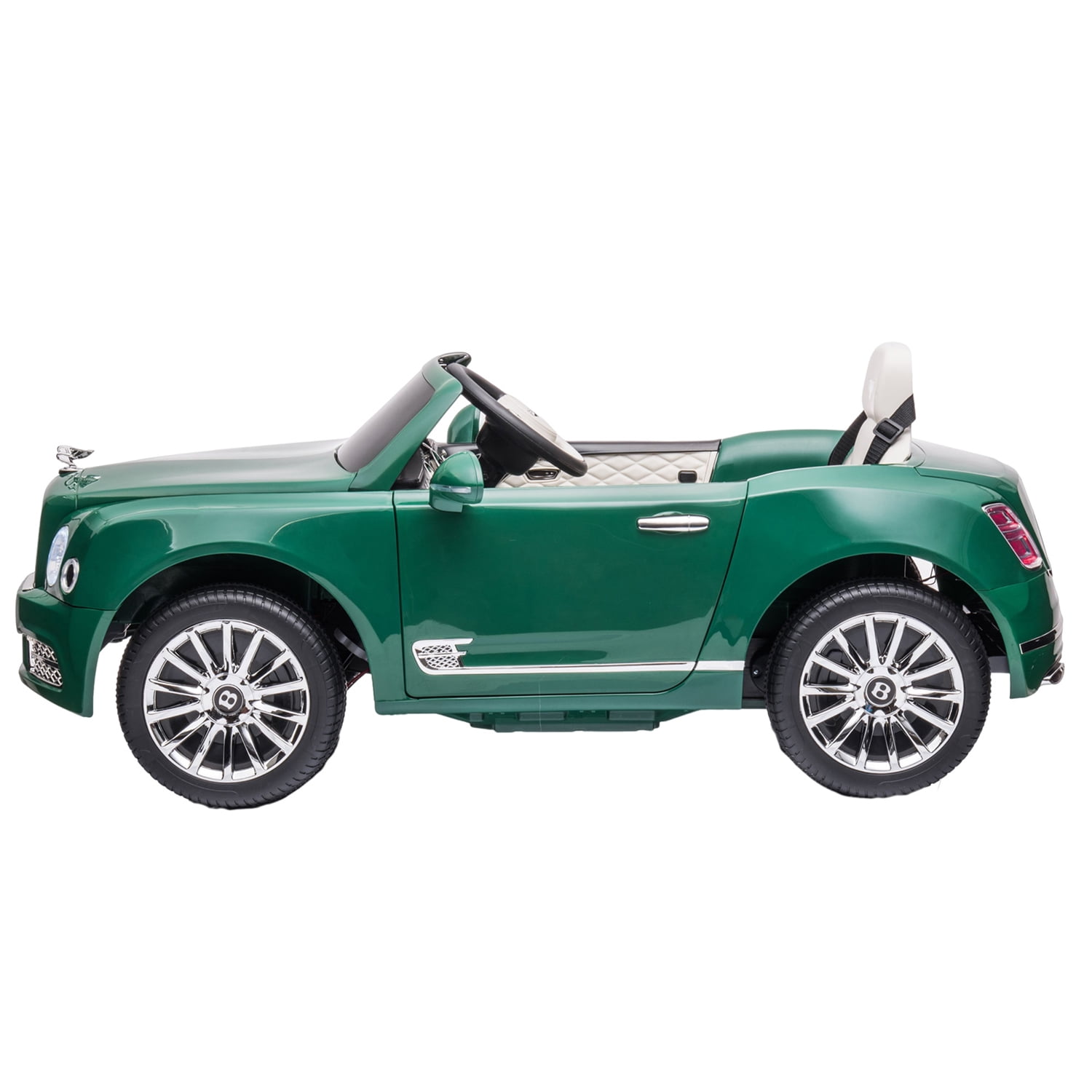 CIPACHO 12 V Electric Kid Ride On Car, Bentley Mulsanne Licensed Cars for Kids, Powered 4 Wheels Motorized Vehicles Children Toys, 2 Speeds, Green CIPACHO 12 V Electric Kid Ride On Car, Bentley Mulsanne Licensed Cars for Kids, Powered 4 Wheels Motorized Vehicles Children Toys, 2 Speeds, Green