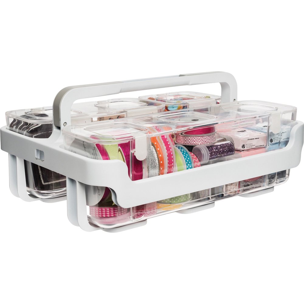 Deflecto Caddy Organizer, Three Compartments, White (29003CR) Walmart