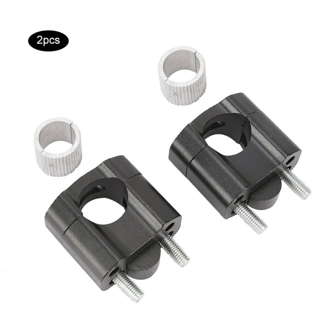 1 par de elevadores de abrazadera de manillar de Motor de mofificación de motocicleta de aleación de aluminio ajustable