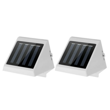 

1/2/4 Pcs Solar LED Deck Lights Outdoor Path Garden Pathway Stairs Fence Lamp