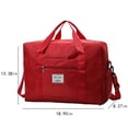 thumbnail image 3 of Wzzjkit Wzzjkit Duffle Bag, Foldable Travel Duffel Bags for Men Women, Overnight Shoulder Bag, Large Capacity Packable Travel Bag Luggage for Gym Sports, 3 of 6