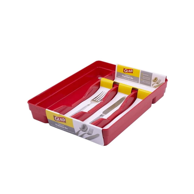 Organizador de Cubiertos GLAD Rojo GLD-75512