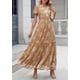 thumbnail image 4 of Vestido PRETTYGARDEN Verano 2025 Cuello en V Boho Floral XL, 4 of 7