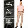 thumbnail image 7 of Ashirexll Womens Casual Tops, Fashion Solid Color Shirts Collar Casual Short Sleeve Button Up Pocket T Shirts, 7 of 7