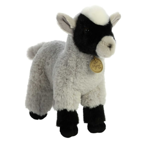 Aurora - Medium Gray Miyoni Tots - 10" Goat Kid - Adorable Stuffed Animal