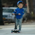 thumbnail image 2 of Jetson Mini 3 Wheel Light Up Scooter Adjustable Kick Ride On Toy for Kids, Black, 2 of 7