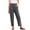 Grey, variant on Women's Corduroy Pants Casual High Elastic Waist Straight Leg Slacks Winter Loose Comfy Trousers with Pockets Beige L