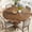 Retro Brown, variant on Round Dining Table for 4-6 People 47 Inch Dining Table with 2-Layer Storage Shelf, Farmhouse-Style Wooden Table for Dining Room, Rustic Brown