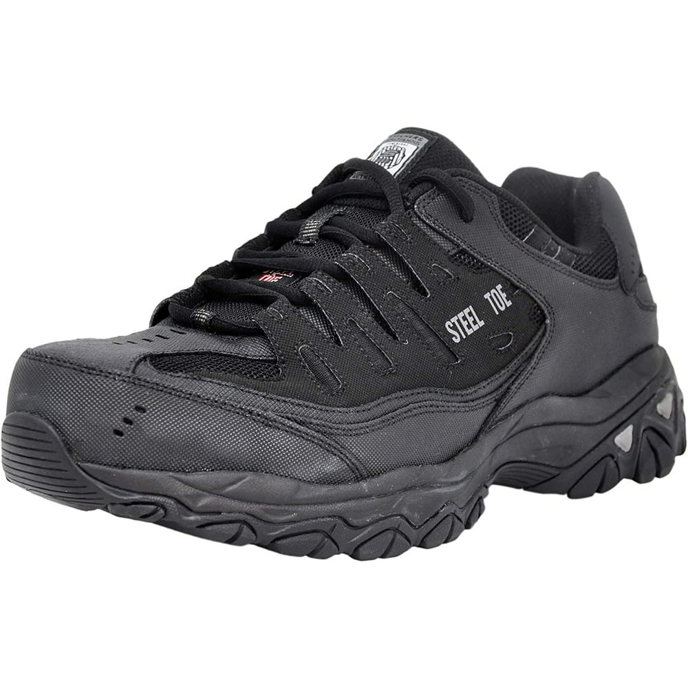 Skechers - Skechers Men Cankton Athletic Steel Toe Work Sneaker, Black ...