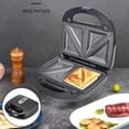 thumbnail image 4 of Mini para gofres para personas sándwich Paninis Hash marrones fácil de limpiar antiadherentes, 4 of 9
