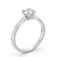 thumbnail image 2 of Meryn Jewel 1.8 Ct Round Diamond Wedding Rings for Women's - 14K White Gold Plated Solitaire Ring Gift for Women - Sterling Silver Engagement Ring for Her - Rings for Proposal Gifts, 2 of 3