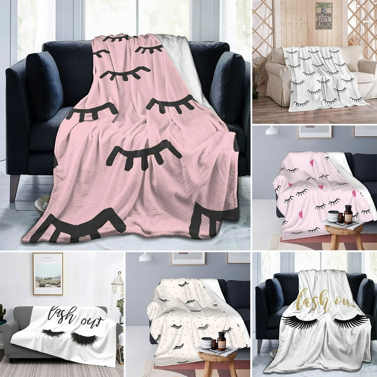 Eyelash throw blanket sale