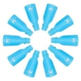 thumbnail image 1 of Jumpingount 10 Uds. Clips de tapa de remojo de Arte de uñas de plástico Gel removedor de esmalte herramienta de envoltura líquido para la Juegos de manicura azul, 1 of 6