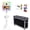 White, variant on Portable 15.6inch DSLR Mirror Photo Booth Machine Touch Screen Selfie Machine with RGB Light and Flight Case PhotoBooth Machine for Wedding Celebration