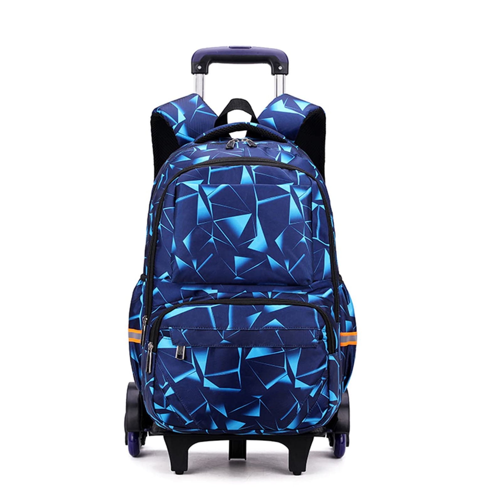 Kids Boys Rolling Backpack Wheeled Laptop Bag Waterproof Trolley