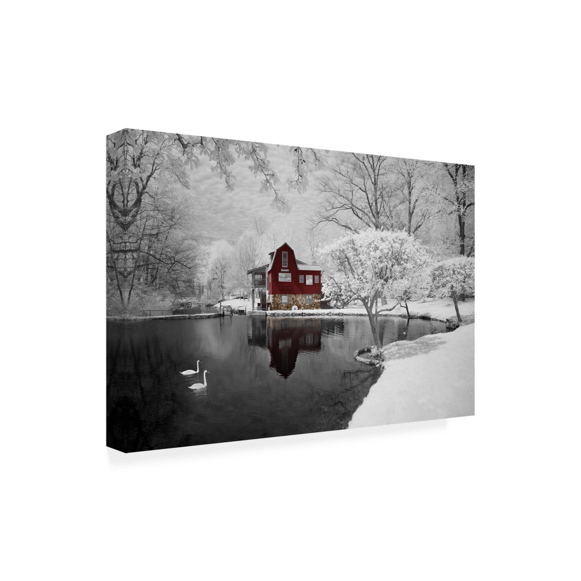 Trademark Fine Art 'Peterson Mill' Canvas Art by Monte Nagler