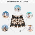 thumbnail image 6 of Geometric Flowers Boys' Swim Trunks Board Shorts Beach Pants Bathing Bottoms 3T, 6 of 8