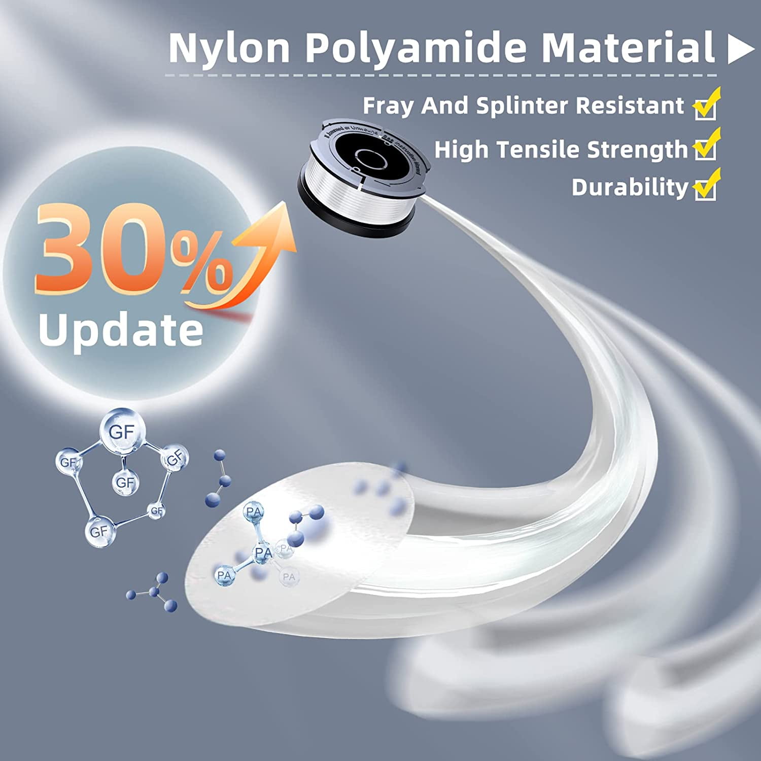 Bobine Fil Coupe Bordure Pour Black Et Decker A6226 Gl360, A6226 Bobine De Fil Compatible Avec