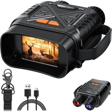 Night Vision Goggles, AOPICK Night Vision Binoculars for Adults 2.8'' Large Screen, 10X Digital Zoom, 2000mAh Battery, Save Photo and Video, Support PC, 2.0MP Infrared Scope for Camping & Security